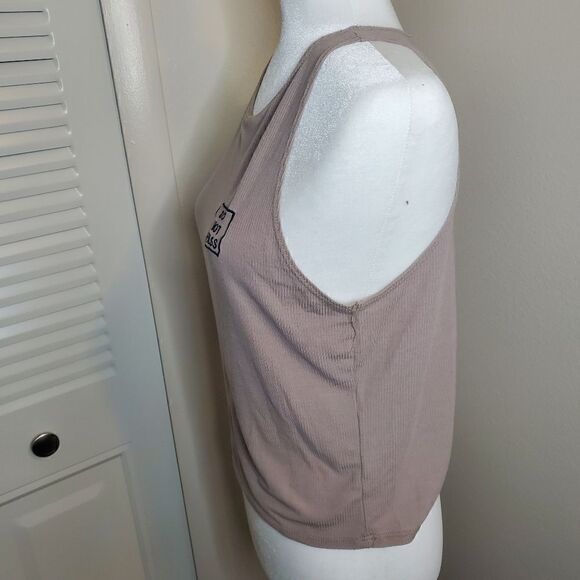 Sadie & Sage blush tan ribbed tank top Size Medium - Picture 2 of 9